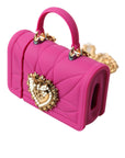 Dolce & Gabbana Chic Quilted Silicone Airpods Case - Pink & Gold