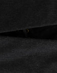 Cavalli Elegant Gray Strapless Dress with Gold Accents