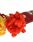 Dolce & Gabbana Multicolor Sicily Raffia Leather Keychain