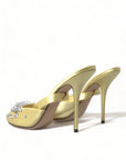 Dolce & Gabbana Crystal Embellished Silk Sandals