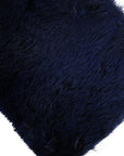Dolce & Gabbana Exquisite Blue Mink Fur Shoulder Bag