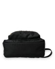 Dolce & Gabbana Elegant Black Gold Detail Backpack