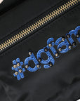 Dolce & Gabbana Elegant Black Gold Detail Backpack