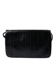 Dolce & Gabbana Elegant Eelskin Leather Shoulder Bag