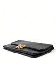 Dolce & Gabbana Elegant Eelskin Leather Shoulder Bag