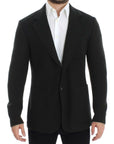 Dolce & Gabbana Elegant Green Cashmere Blazer Jacket
