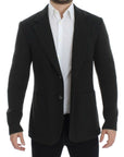 Dolce & Gabbana Elegant Green Cashmere Blazer Jacket