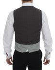 Dolce & Gabbana Elegant Gray Cotton Dress Vest