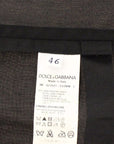 Dolce & Gabbana Elegant Black Wool Dress Vest