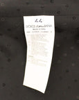 Dolce & Gabbana Elegant Silk-Wool Black Dress Vest