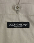 Dolce & Gabbana Elegant Beige Cotton Dress Vest – Slim Fit