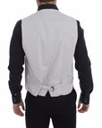 Dolce & Gabbana Elegant Beige Cotton Silk Dress Vest