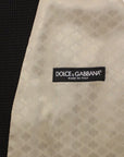 Dolce & Gabbana Elegant Black Silk Dress Vest