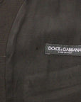 Dolce & Gabbana Elegant Black Cotton Blend Dress Vest