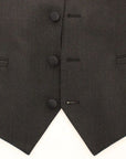Dolce & Gabbana Classic Gray Wool Blend Dress Vest