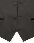 Dolce & Gabbana Elegant Black Wool Silk Dress Vest
