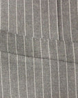 Dolce & Gabbana Elegant Gray Striped Wool Dress Vest