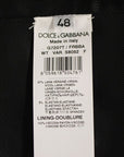 Dolce & Gabbana Elegant Gray Striped Dress Vest