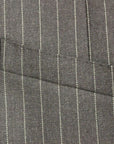 Dolce & Gabbana Elegant Gray Striped Dress Vest