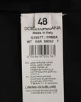 Dolce & Gabbana Elegant Striped Gray Dress Vest