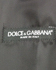 Dolce & Gabbana Elegant Striped Gray Dress Vest