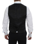 Dolce & Gabbana Elegant Gray Wool Formal Dress Vest