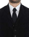 Dolce & Gabbana Elegant Black Manchester Dress Vest