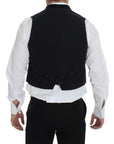 Dolce & Gabbana Elegant Black Manchester Dress Vest