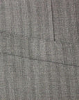 Dolce & Gabbana Elegant Gray Striped Wool Dress Vest