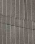 Dolce & Gabbana Elegant Gray Striped Wool Dress Vest