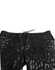 Dolce & Gabbana Exquisite Slim-fit Patterned Black Jeans
