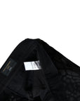 Dolce & Gabbana Exquisite Slim-fit Patterned Black Jeans
