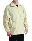 Dolce & Gabbana Elegant Yellow Windbreaker Jacket
