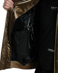 Dolce & Gabbana Elegant Bronze Bomber Jacket