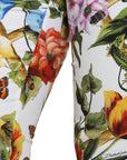 Dolce & Gabbana Floral High Waist Cropped Fashion Pants