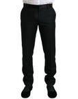 Dolce & Gabbana Elegant Slim Fit Wool Dress Pants