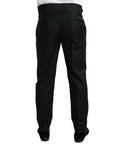 Dolce & Gabbana Elegant Slim Fit Wool Dress Pants