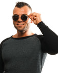 Zegna Couture Gray Men Sunglasses