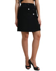 Dolce & Gabbana Elegant High-Waist A-Line Mini Skirt