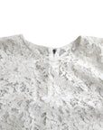 Dolce & Gabbana Elegant White Lace Blouse