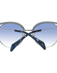 Police Chic Blue Gradient Butterfly Sunglasses