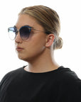 Police Chic Blue Gradient Butterfly Sunglasses