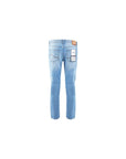 Yes Zee Sleek Comfort Denim Five-Pocket Light Wash Jeans