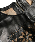 Valentino Elegant Black A-Line Mini Dress