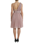 Dolce & Gabbana Elegant Asymmetrical Pink Tulle Dress