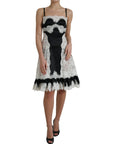 Dolce & Gabbana Elegant Silk Blend A-Line Lace Dress