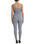Dolce & Gabbana Chic Strapless Bodycon Jumpsuit Dress
