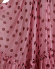 Dolce & Gabbana Chic A-Line Strapless Silk Dress in Pink