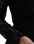 Dolce & Gabbana Elegant Crystal-Embellished Sheath Dress