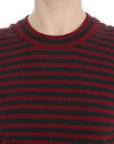 Dolce & Gabbana Elegant Striped Cashmere Crewneck Sweater